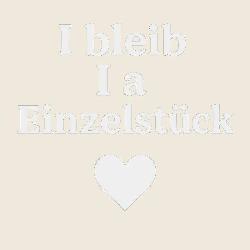 Je reste une pièce unique