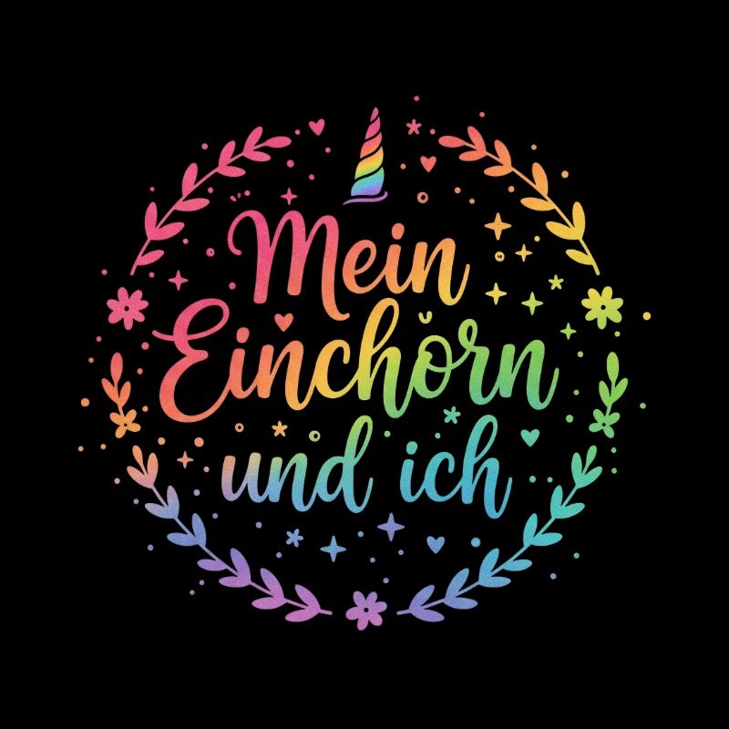 Mein Einhorn und ich Regenbogenkreis