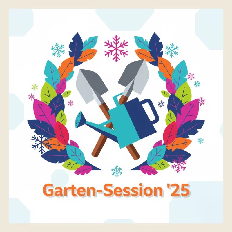 Outils de jardin géométriques « Session de jardin '25 »