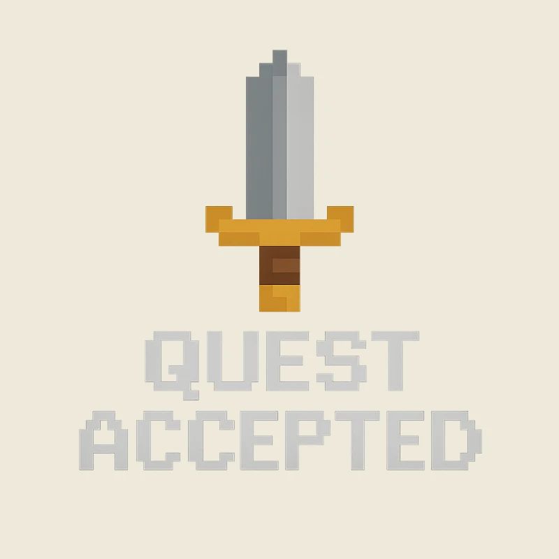 Quest akzeptiertes Pixelschwert