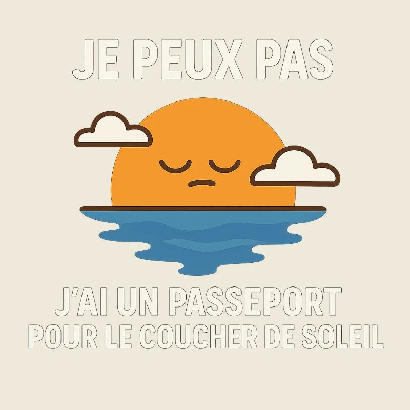Je peux pas j'ai un passeport pour le coucher...