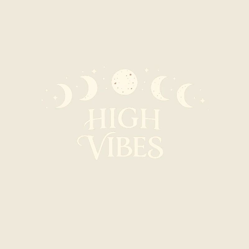 High Vibes Mondphasen Muster