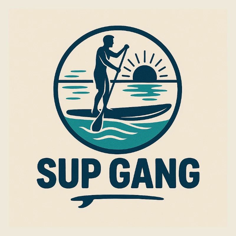 SUP GANG am Sonnenuntergang