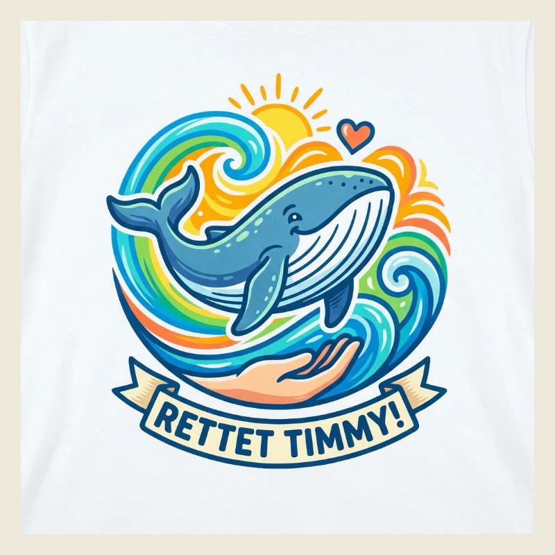 Rettet Timmy: Wale im Farbwellen