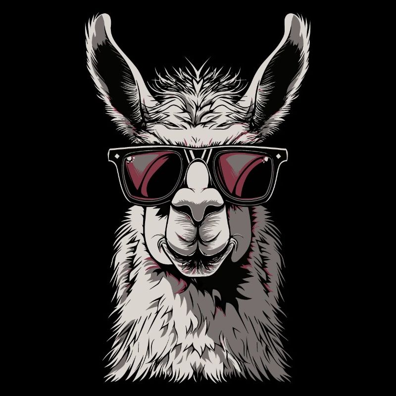 Drôle de lama alpaga