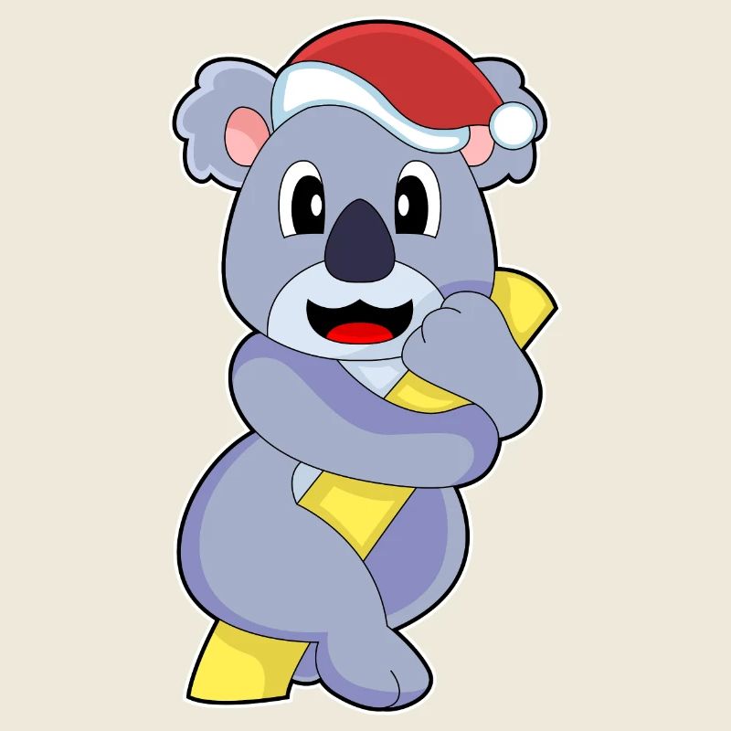 Chapeau de Père Noël Koala