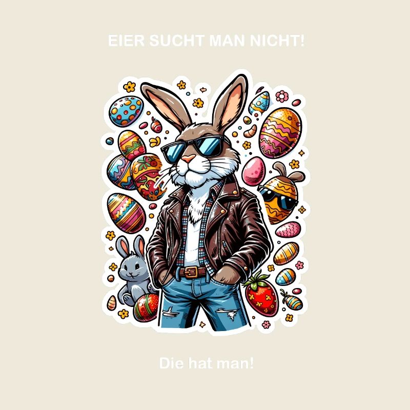 Osterhase hat Eier