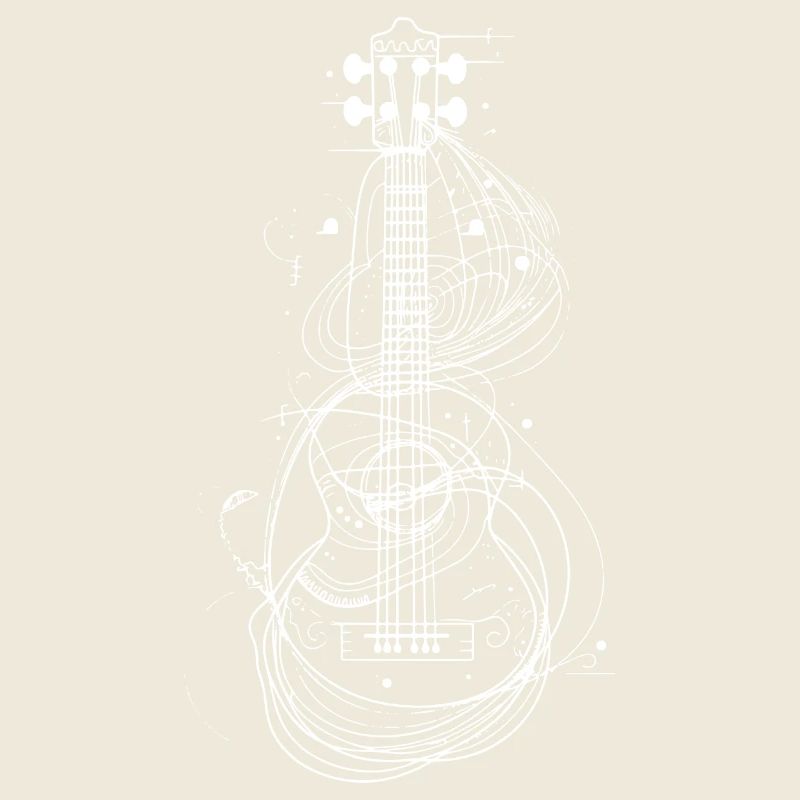 Ukulele Zeichnung