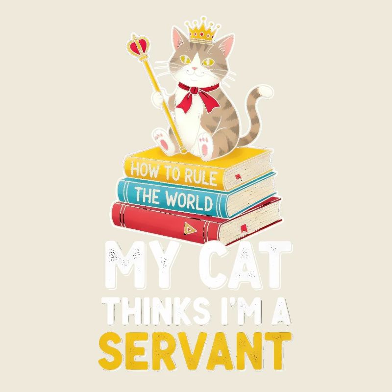 Kitten Crown Ruler Motif