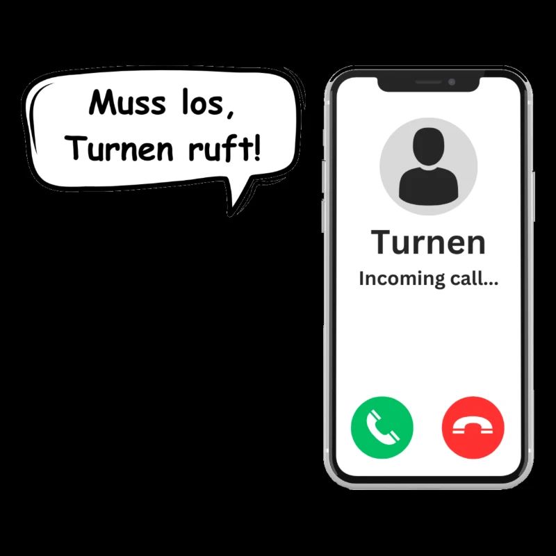 Turnen ruft -Sport Spruch - ApriNoeScor