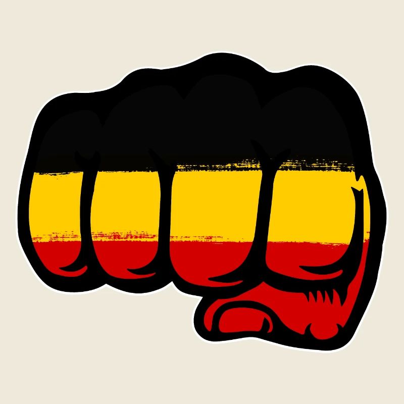Germany Flag Hand Fist