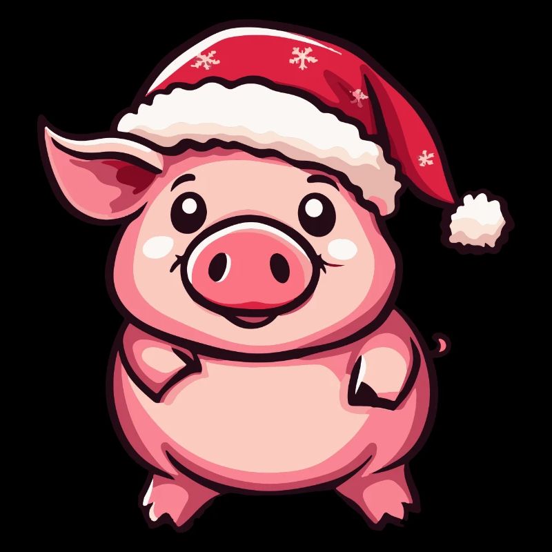 Schwein Weihnachten Niedlich