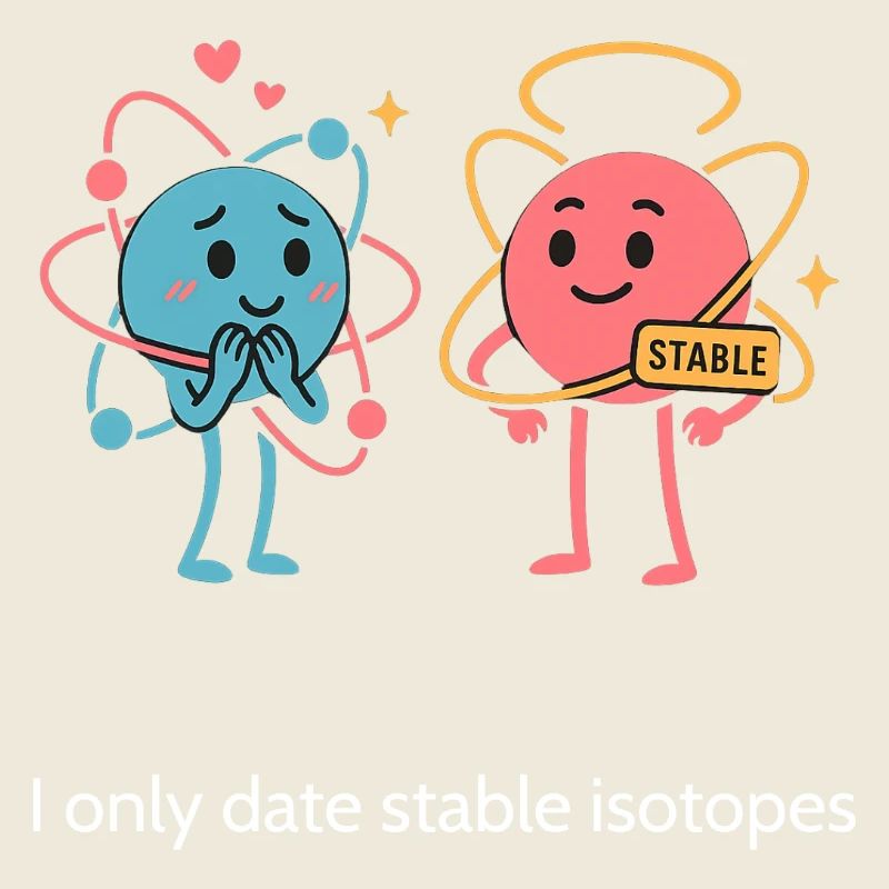 Je ne date que les isotopes stables – Chimie des cœurs
