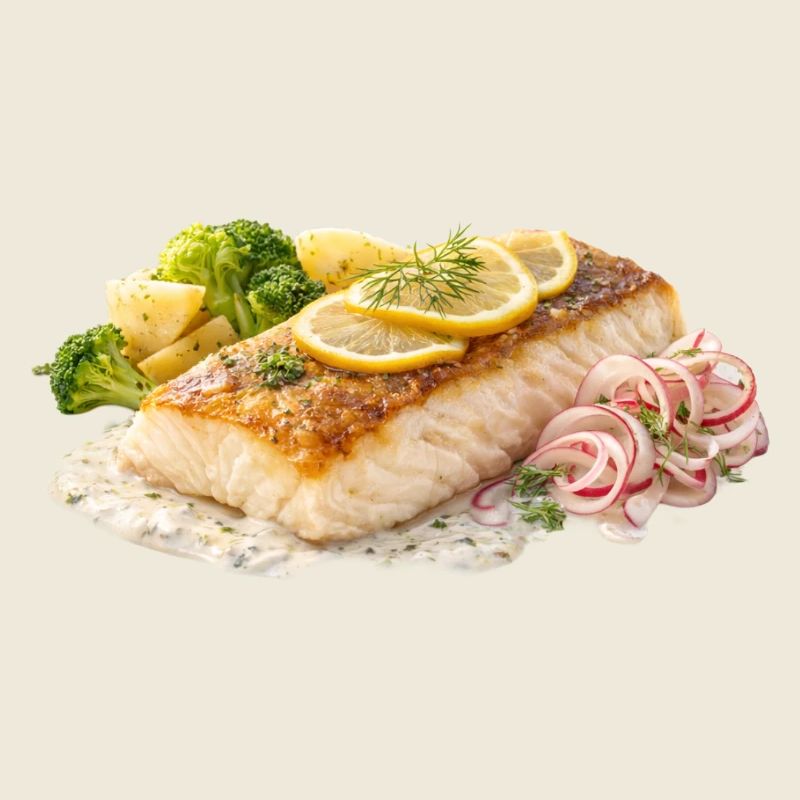 Zitronen Dill Lachsfilet 