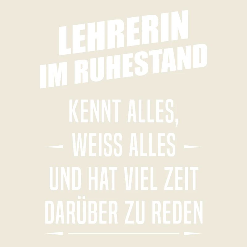 Lehrerin im Ruhestand