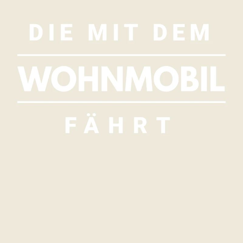 Die mit dem Wohnmobil fährt