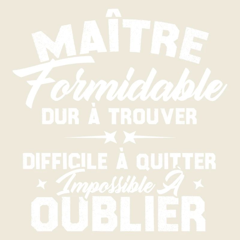 Maître Formidable Idée Cadeau Maître D'école