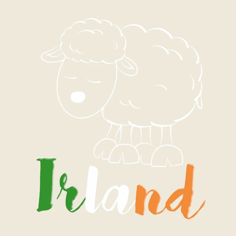 Irland Schaf (bunte Version)