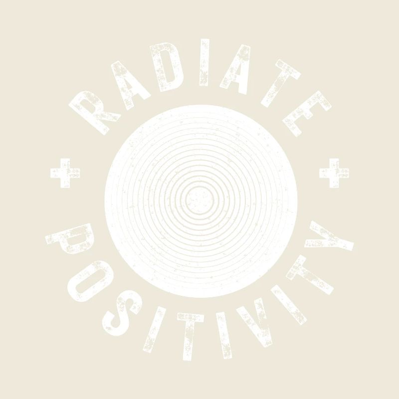 Positivität ausstrahlen moderner distressed Stil