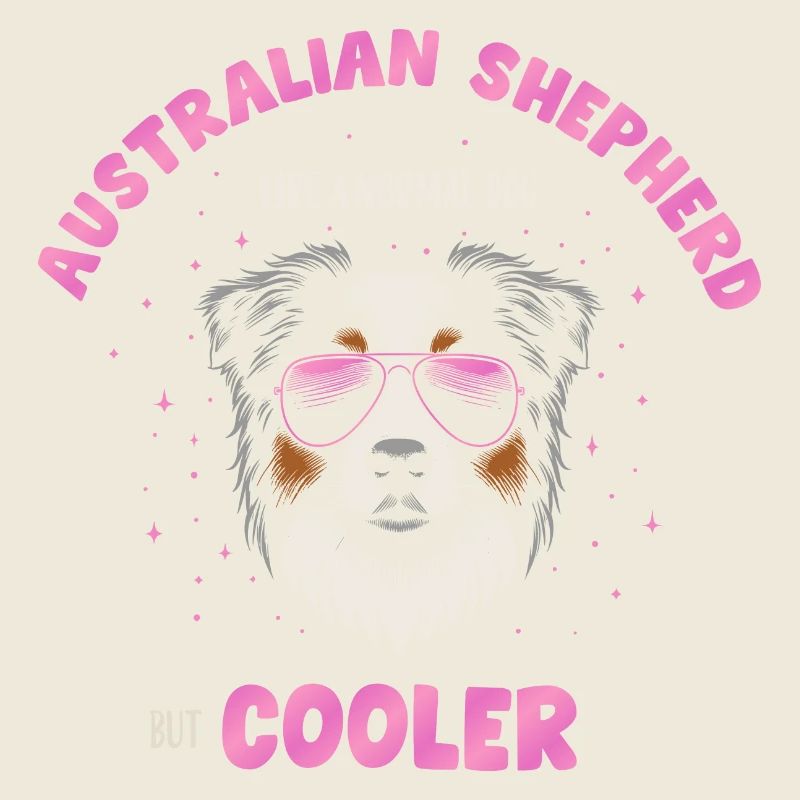 Aussie - comme un chien normal mais rose plus froid
