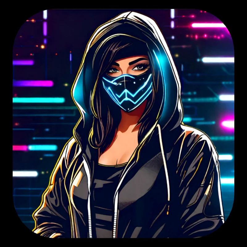 Fille Cyberpunk Cool