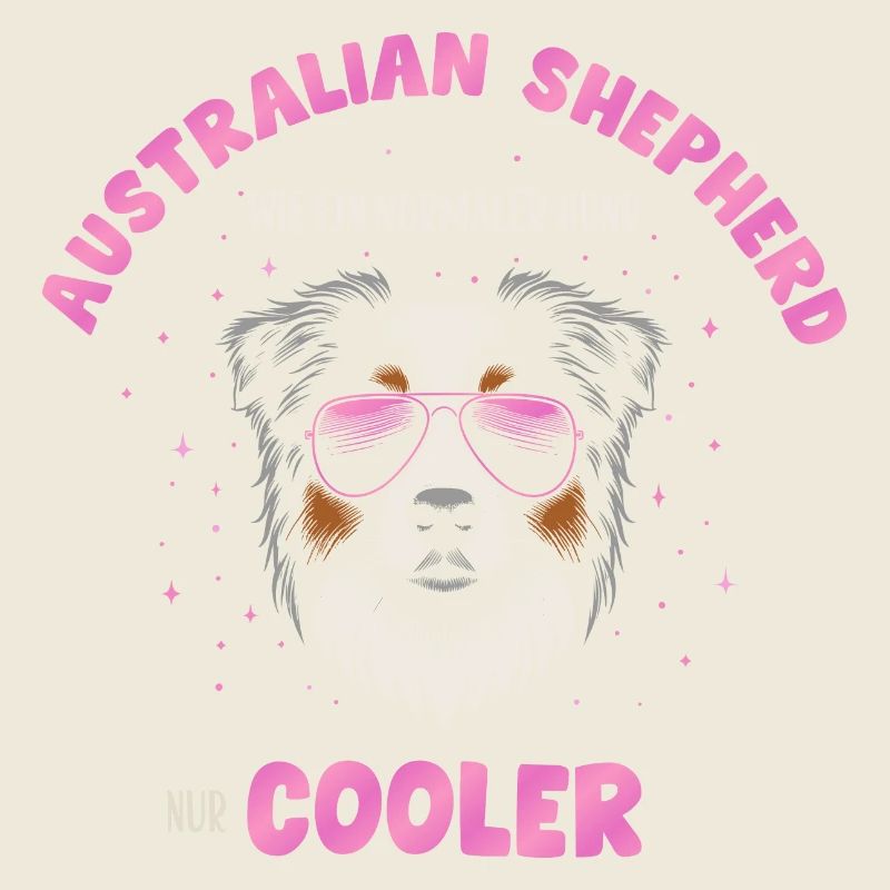 Aussie - like a normal dog only cooler pink