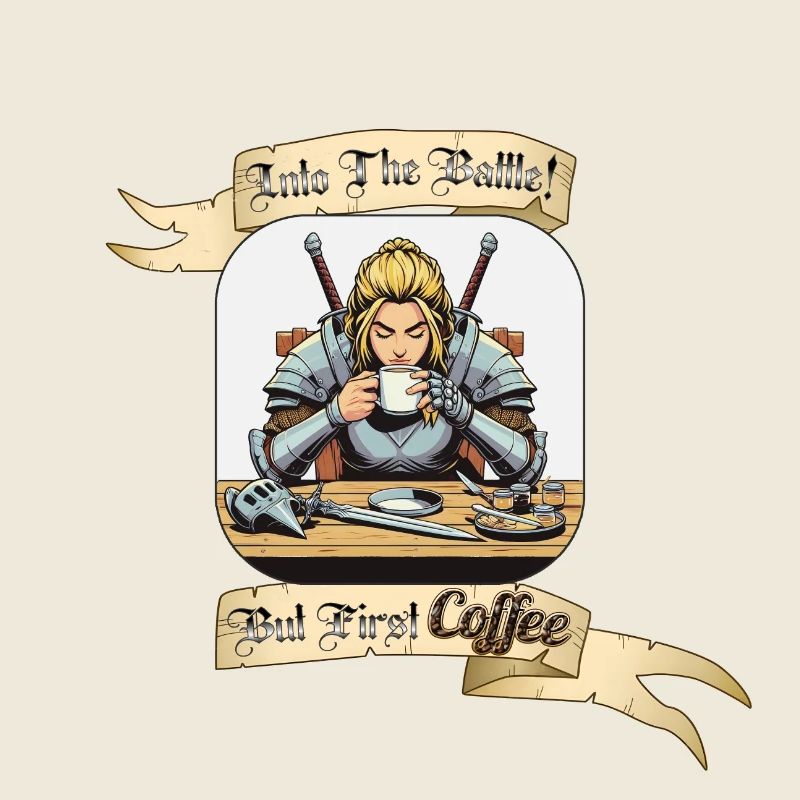 INTO THE BATTLE BUT FIRST COFFEE