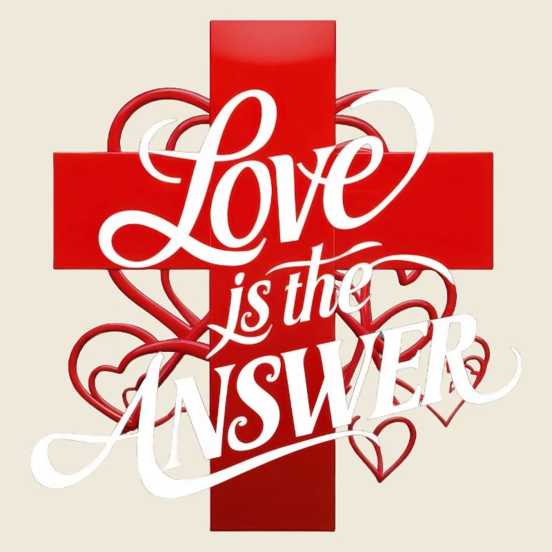 Love is the answer Lettering