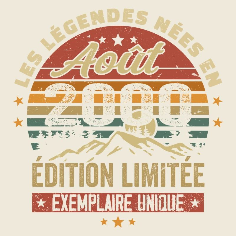 Août 2000 Cadeau Anniversaire Aout 2000 August