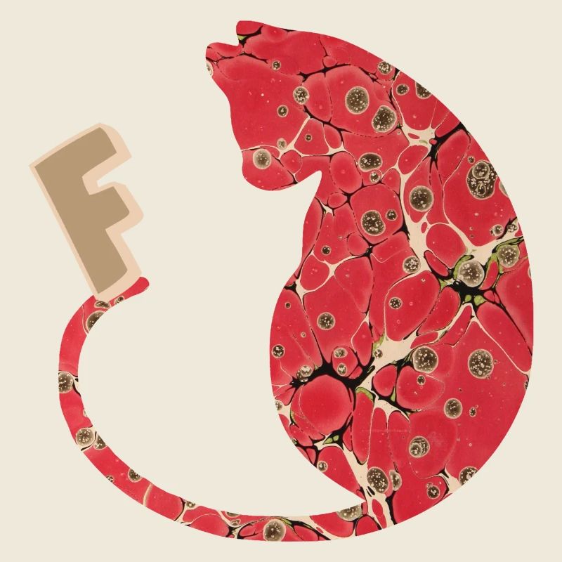 buchstabe f mit katze e 245