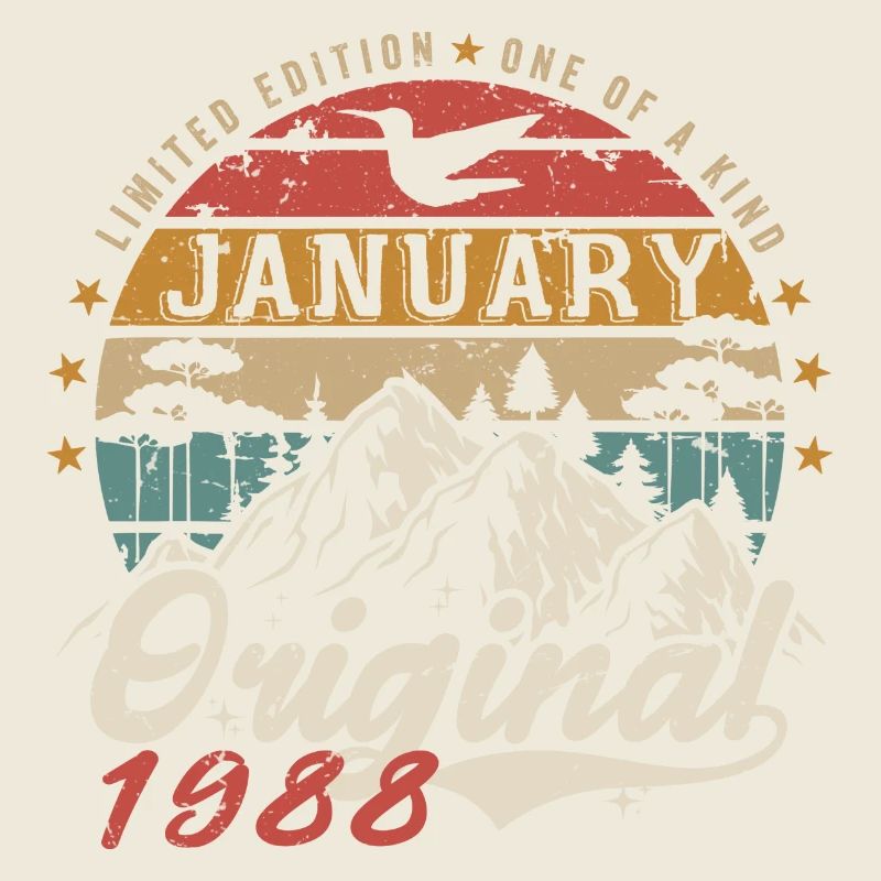 Januar 1988 Geburtstagsgeschenk - Januar 1988