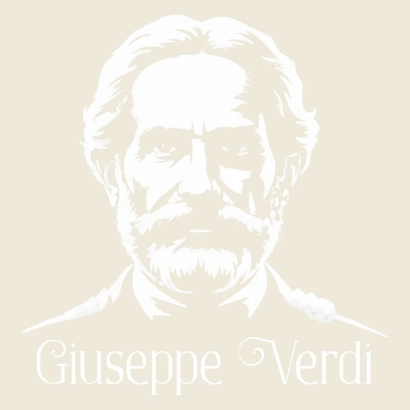 Giuseppe Verdi Komponist Silhouette Kunst