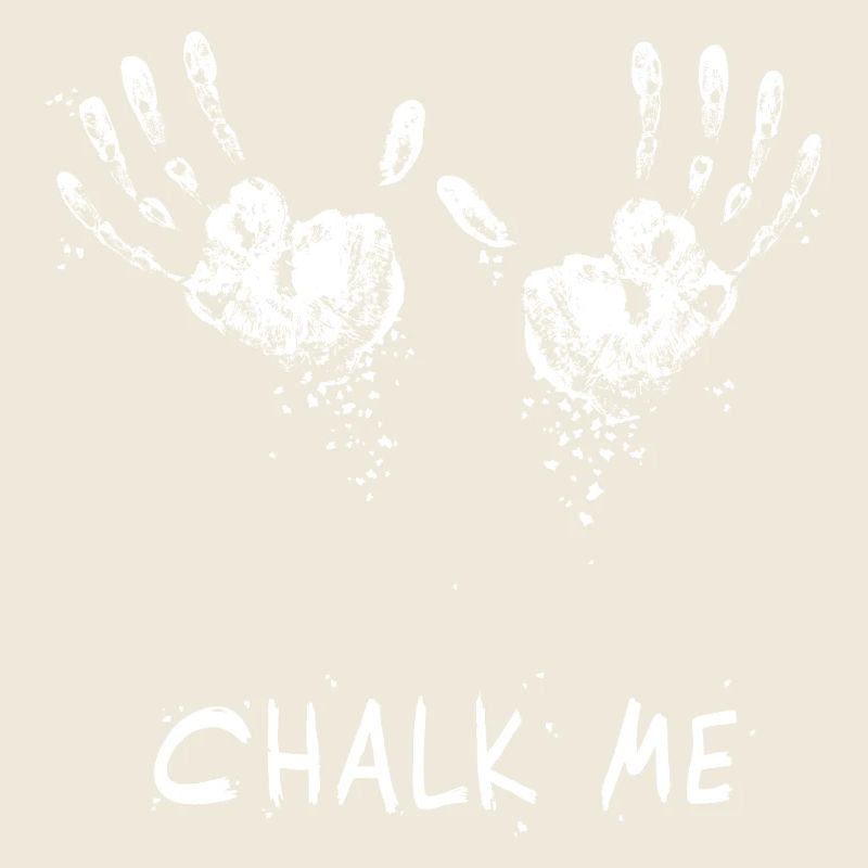 Handabdruck Chalk Me Daddy - Boulder/ Kletter Pun