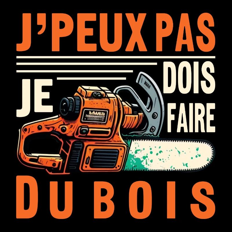 J'POUX PAS JE DOIS FAIRE DU BOIS
