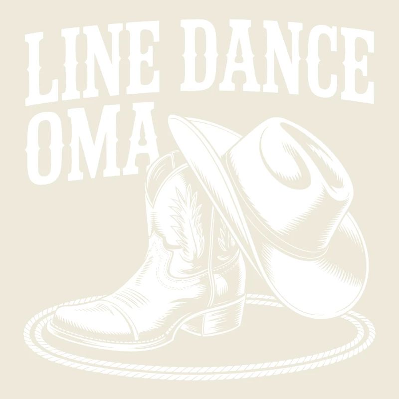 Line Dance Oma Motiv