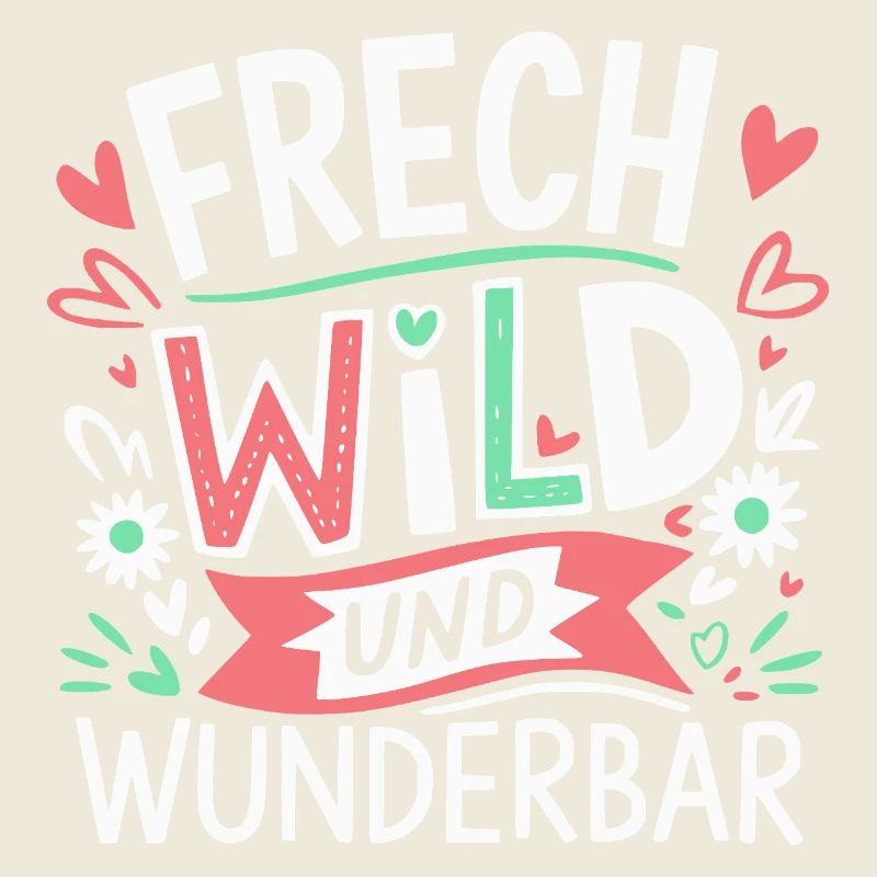 Frech, Wild und Wunderbar - Kunterbuntes Design