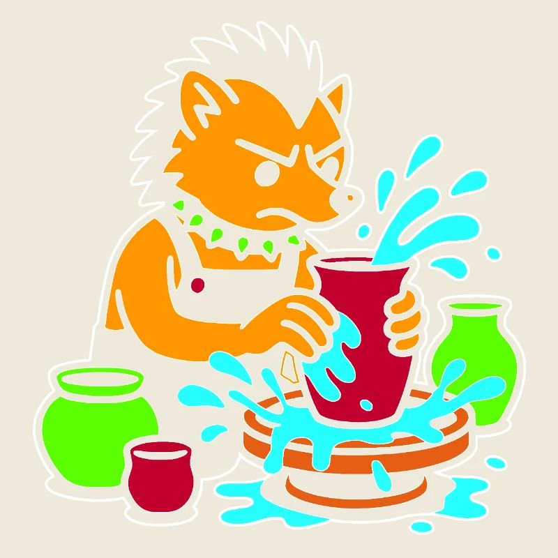 Pottery Pup Splash