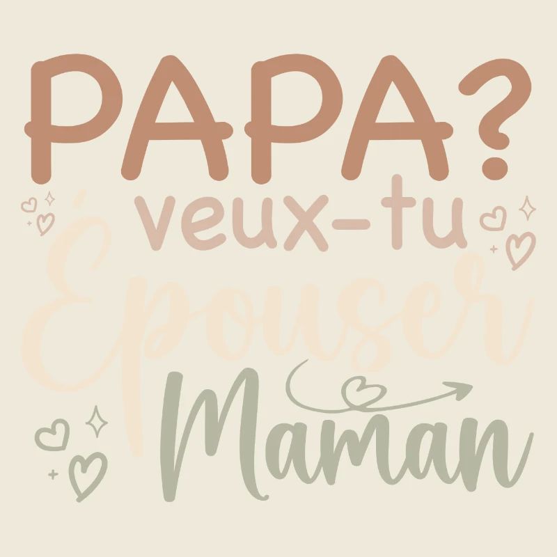 Papa Willst du Mama heiraten - Heiratsantrag