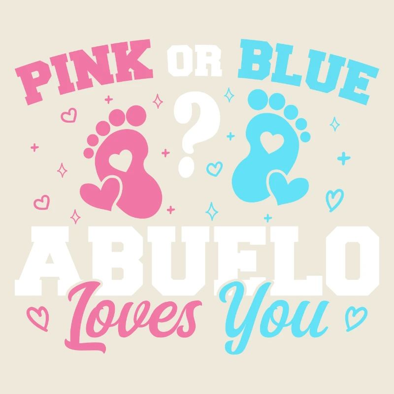 Rosa oder Blau Abuelo liebt dich - Abuelo Opa