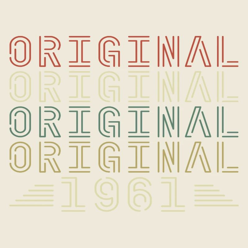 Original 1961 Vintage Retro Geburtstagsgeschenk