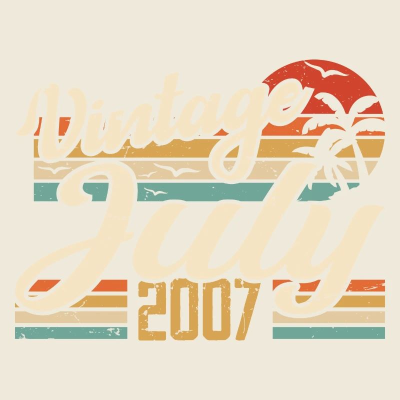 Juli 2007 Geschenk, 17-jähriges Jubiläum Juli 2007