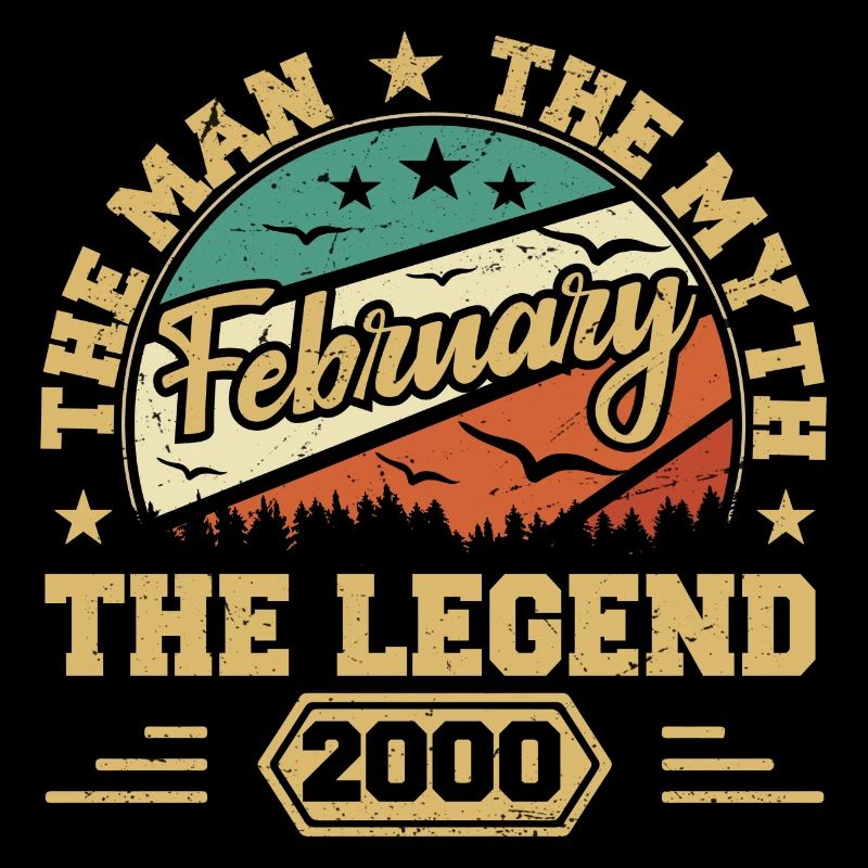 Geburtstagsgeschenk - geboren im Februar 2000