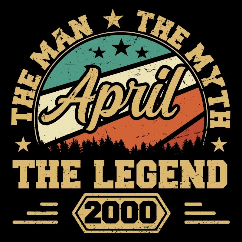 Né En Avril 2000 Drôle D’anniversaire Rétro