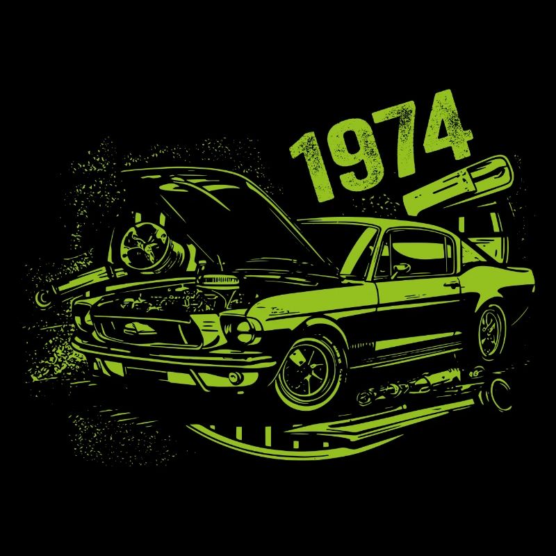 1974 Geburtstag Oldtimer Modell 1974 Vintage 1974