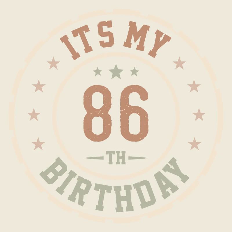 Es ist mein 86. Geburtstag 86 Jahre altes Geschenk
