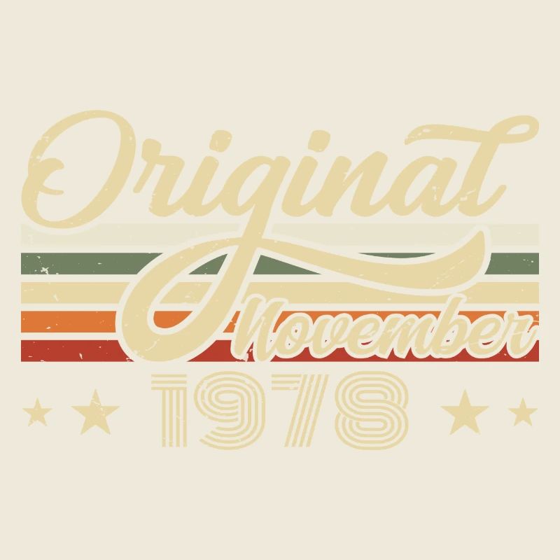 November 1978 Geburtstagsgeschenk November 1978