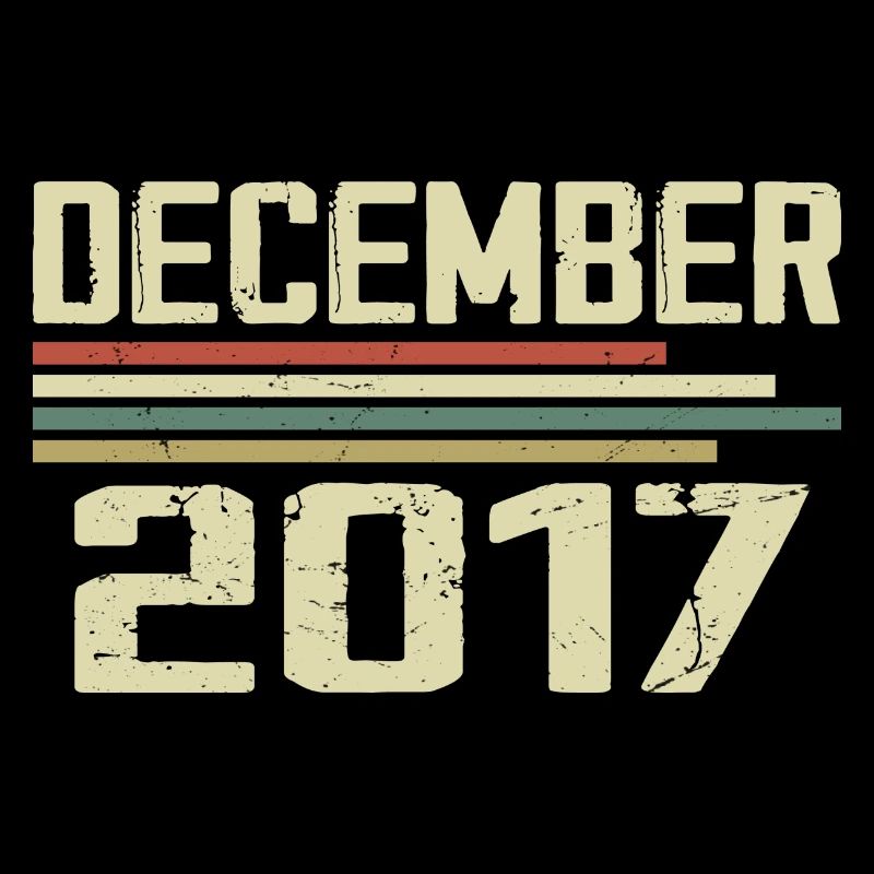 December 2017 Vintage Vintage Retro Birthday