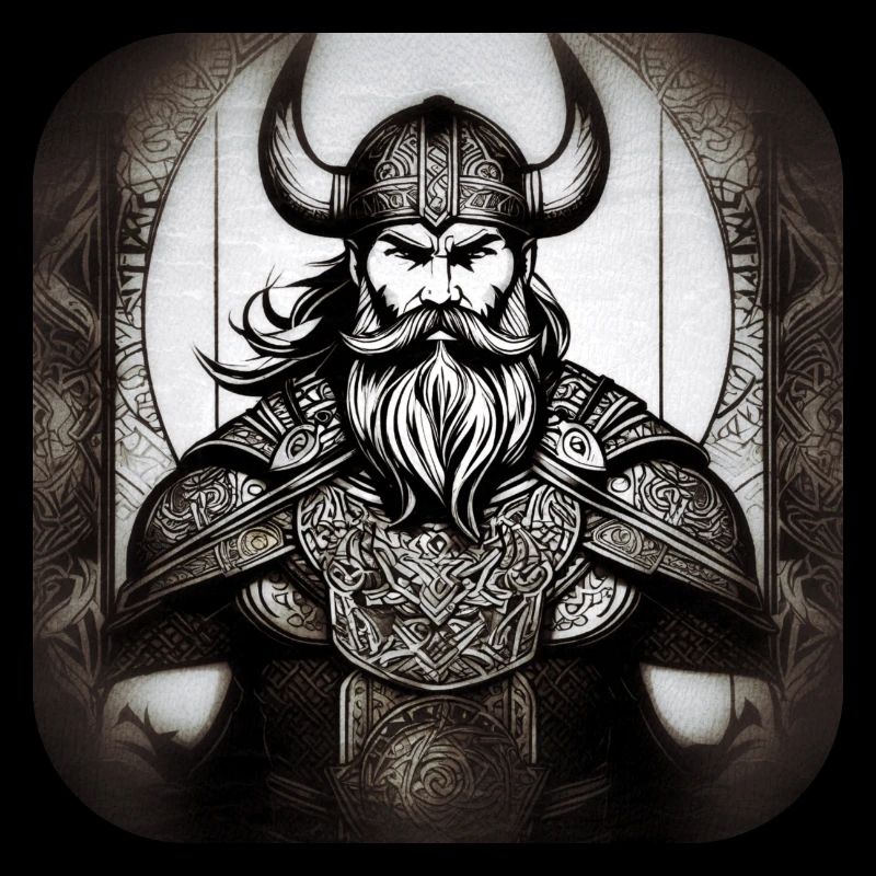 Proud Viking Warrior Germanic