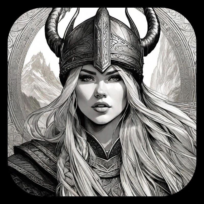 Proud Viking Germanin Shieldmaiden