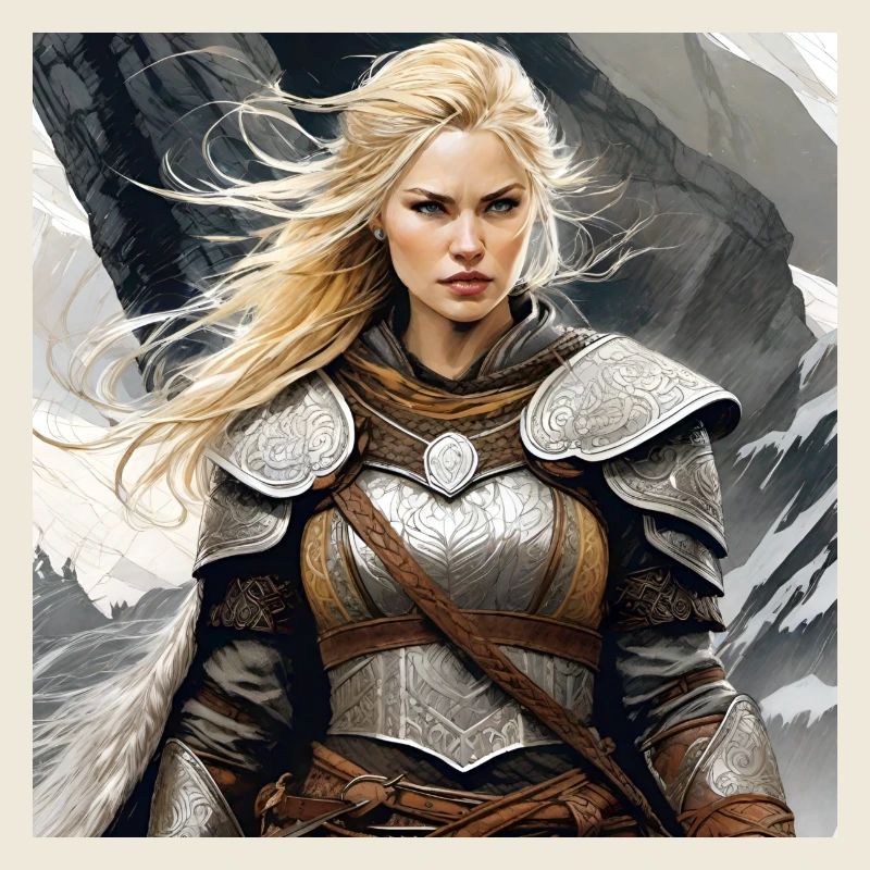 Fière Viking Germanin Shieldmaiden
